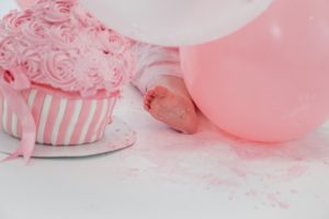 Cake smash fotoshoot fleur 1 jaar