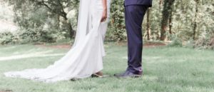 Fotografie bruiloft benen